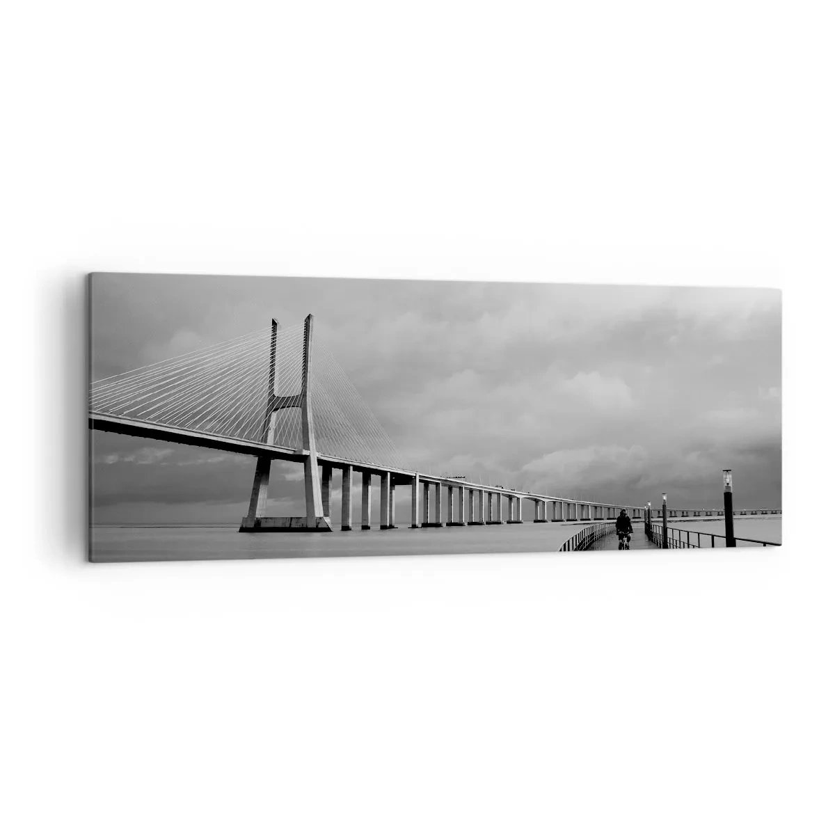 Canvastavla - Bild på duk - Var och en får det han/hon förtjänat - 140x50 cm
