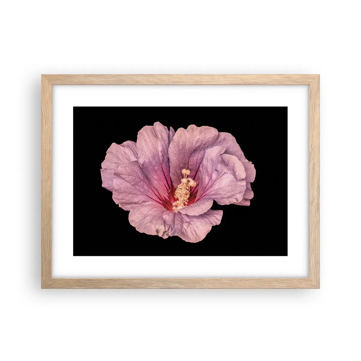 Affisch i ram av ljusek - Rakt till hjärtat - 40x30 cm