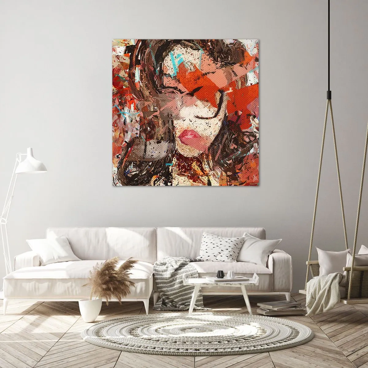 Canvastavla - Bild på duk - Ingen vet på riktigt hurdan du är - 60x60 cm