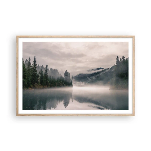Affisch i ram av ljusek - I förundran, i dimman - 91x61 cm