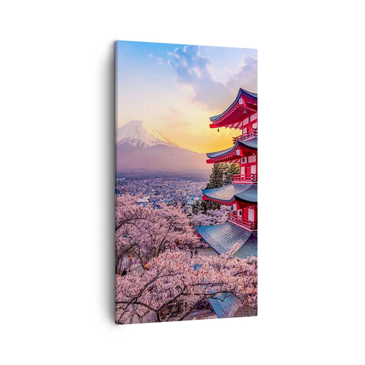 Canvastavla - Bild på duk - Essens av den japanska andan - 45x80 cm