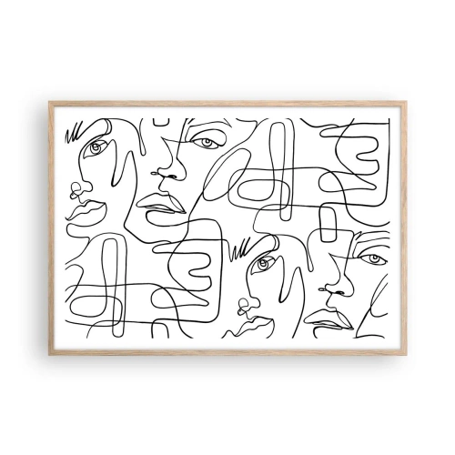 Affisch i ram av ljusek - I trassliga känslor - 100x70 cm