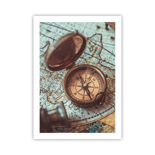 Affisch - För äventyrare - 50x70 cm