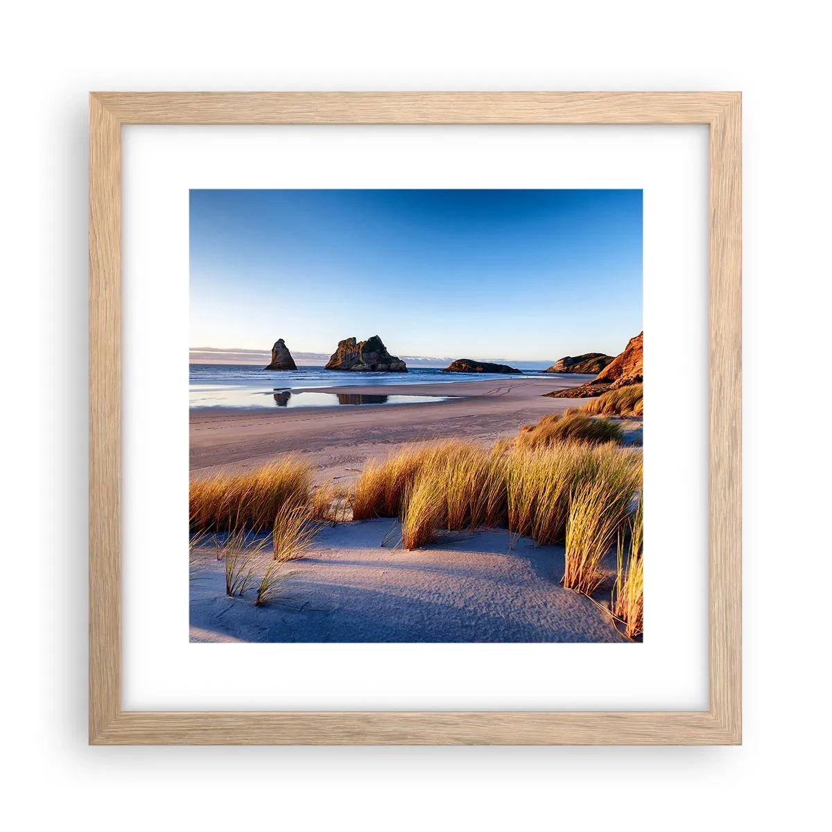 Affisch i ram av ljusek - För fredssökare - 30x30 cm