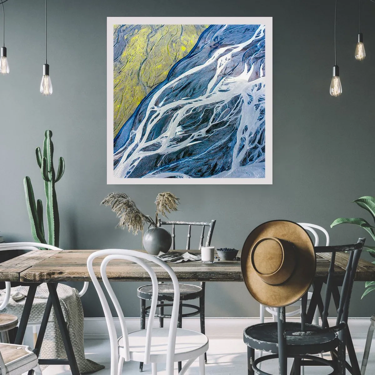 Affisch - Naturens grottmålningar - 60x60 cm
