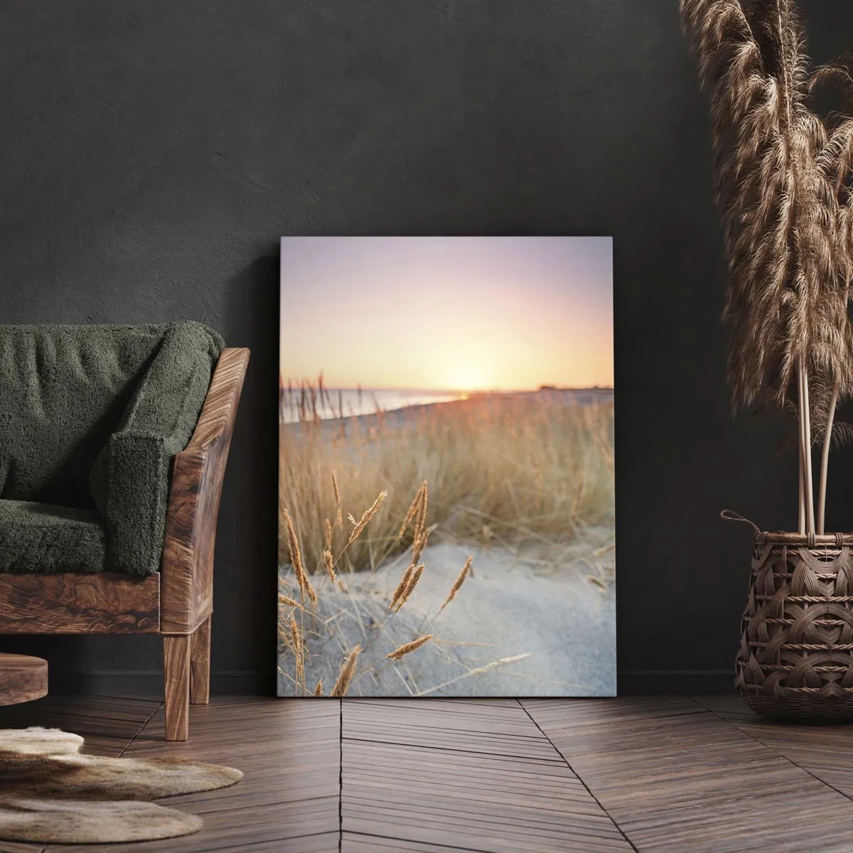 Canvastavla - Bild på duk - Östersjövaggvisa - 45x80 cm