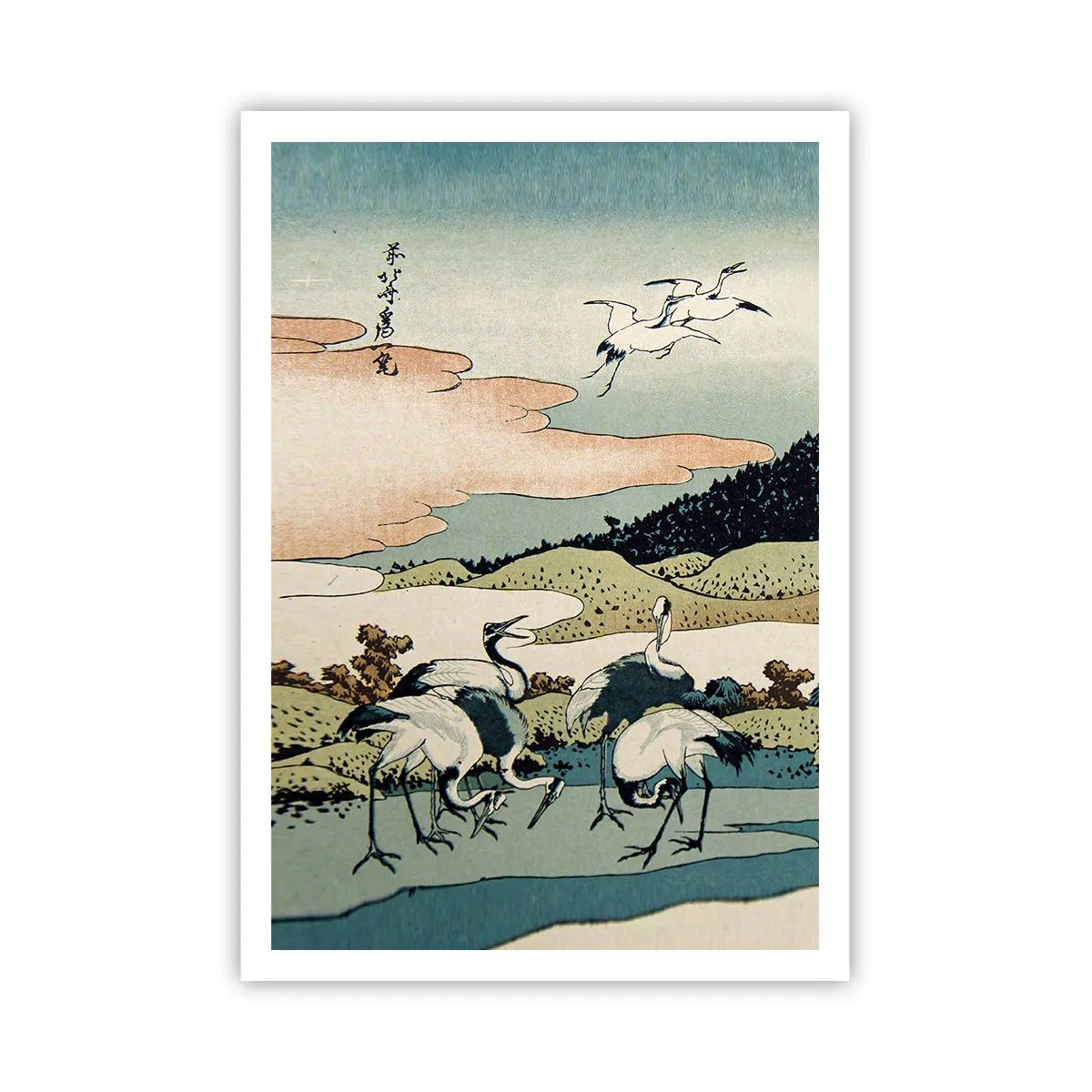 Affisch - I japansk anda - 70x100 cm
