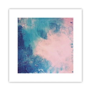 Affisch - Blåa famnar - 30x30 cm