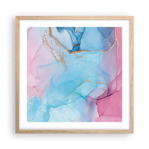 Affisch i ram av ljusek - Möte och infiltration - 50x50 cm