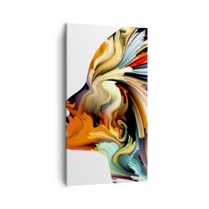 Canvastavla - Bild på duk - Fantasin exploderar - 45x80 cm