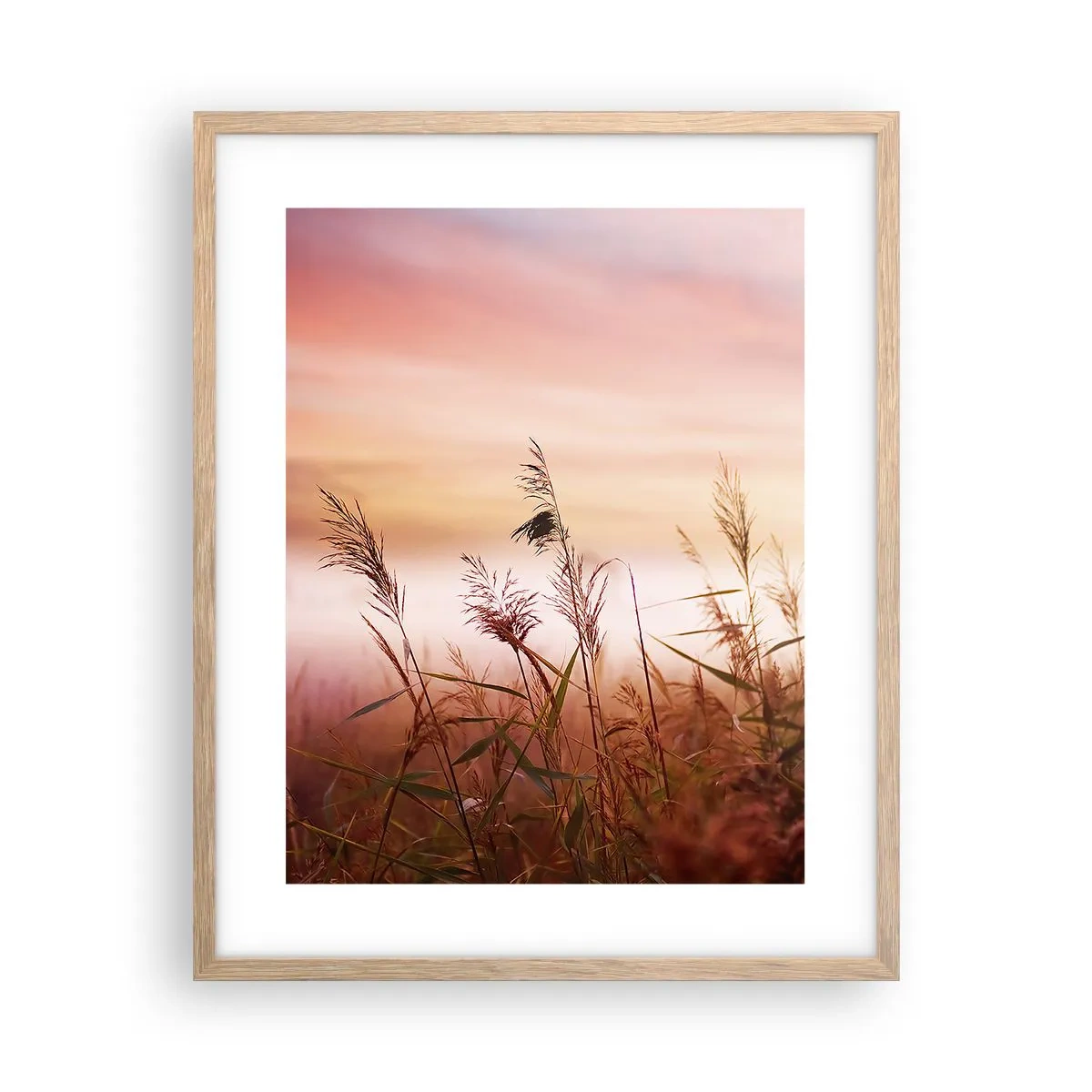 Affisch i ram av ljusek - Drakar, maskrosor, vind - 40x50 cm