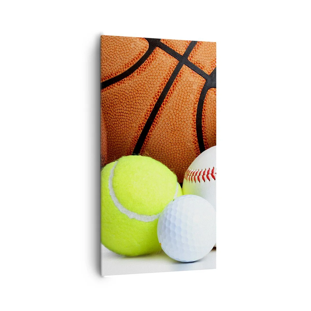 Canvastavla - Bild på duk - Fotbollen förenar oss! - 65x120 cm