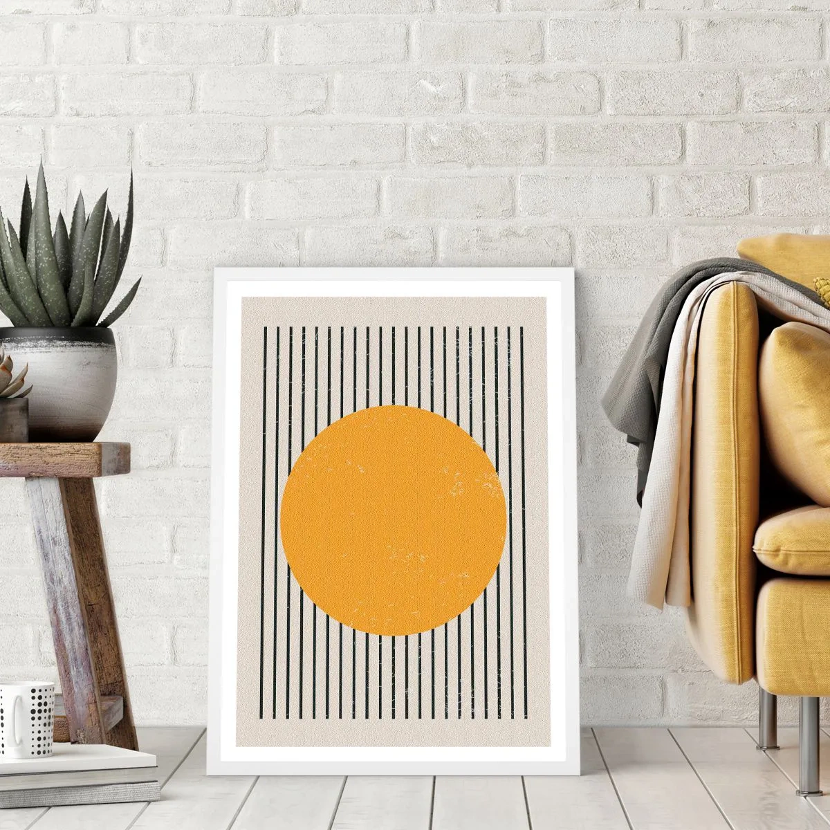 Affisch i vit ram - Enkelhetens kraft - 50x70 cm