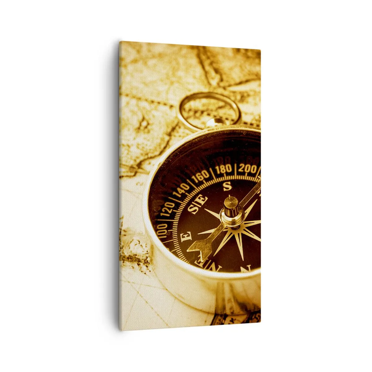 Canvastavla - Bild på duk - Västerut eller österut? - 55x100 cm