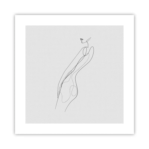 Affisch - Bara en utfästelse - 40x40 cm