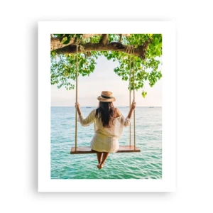 Affisch - Livet är vackert - 40x50 cm