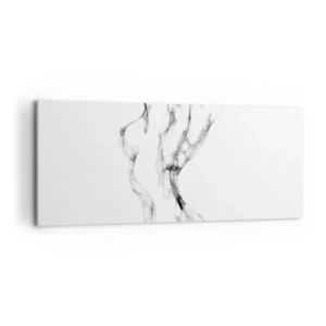 Canvastavla - Bild på duk - Vacker och stark - 100x40 cm