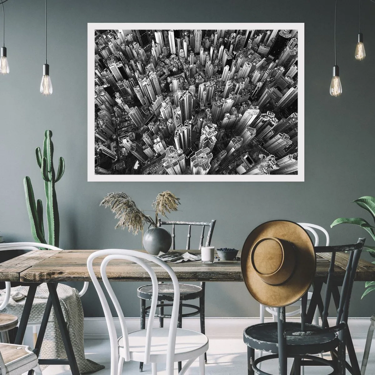 Affisch - Hela tiden högre och högre - 100x70 cm