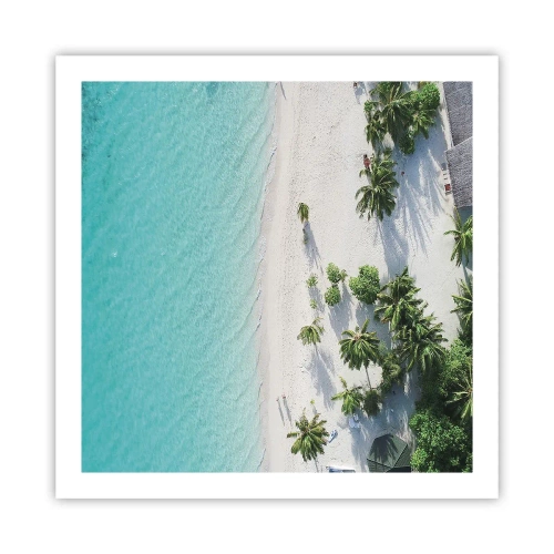 Affisch - Semester i paradiset - 60x60 cm