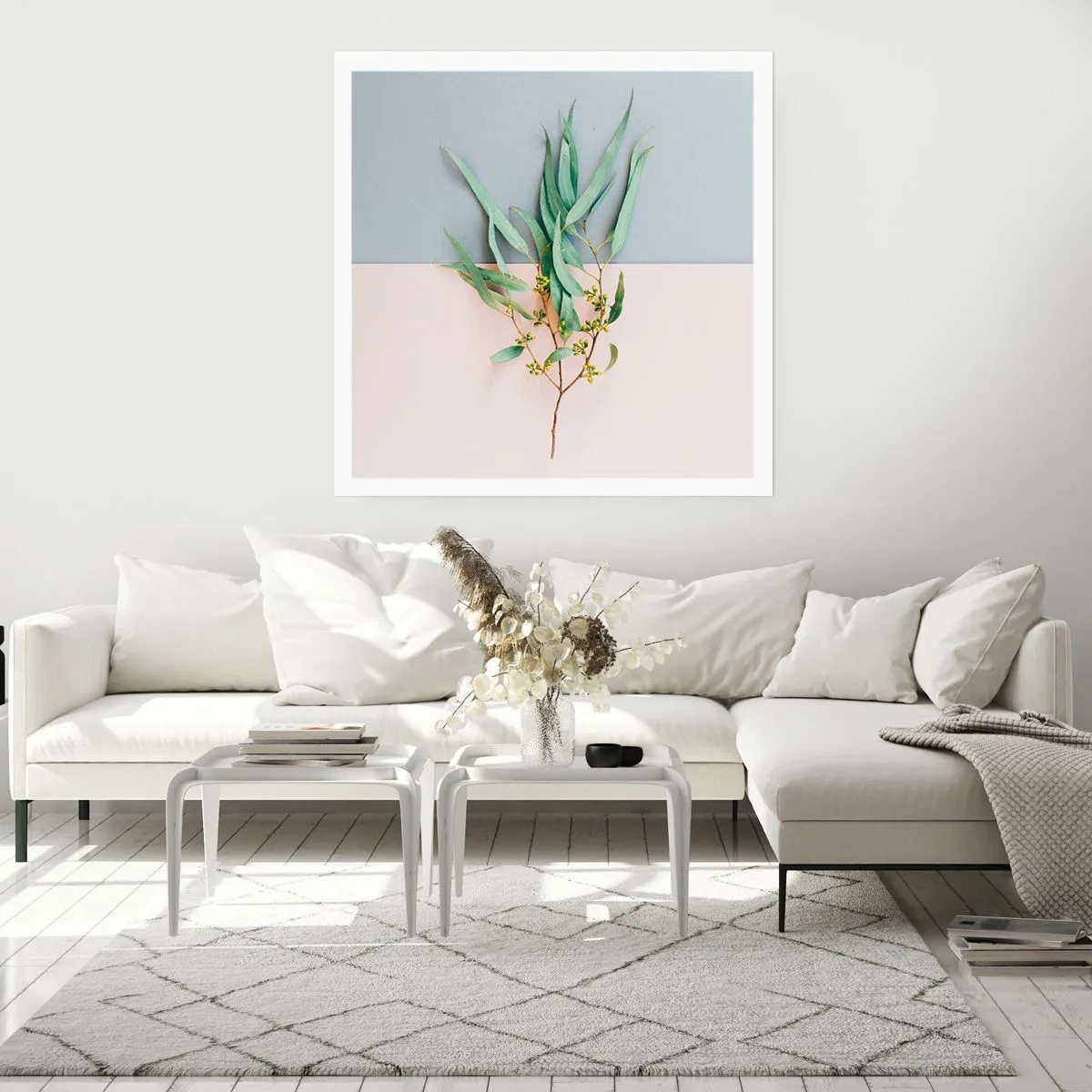 Affisch - Pastellens subtilitet - 40x40 cm