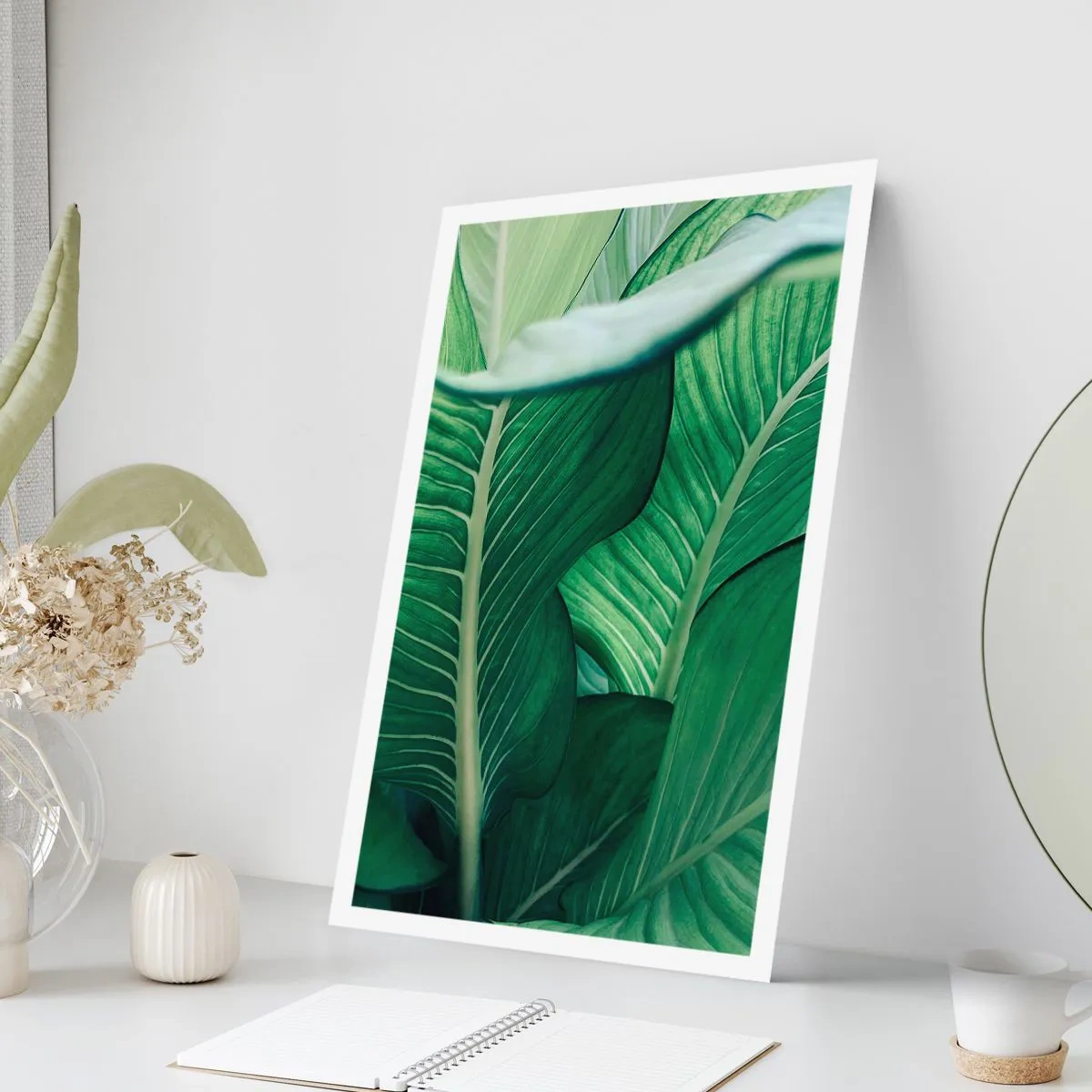 Affisch - Livet intensivt grönt - 70x100 cm