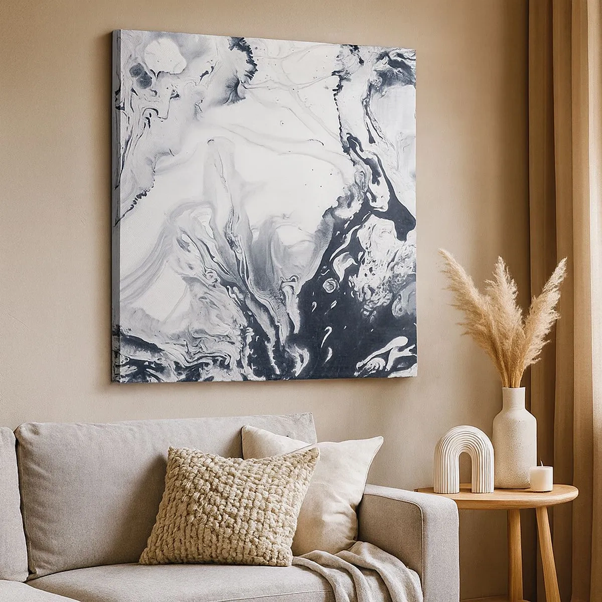 Canvastavla - Bild på duk - Jordens inre - 30x30 cm