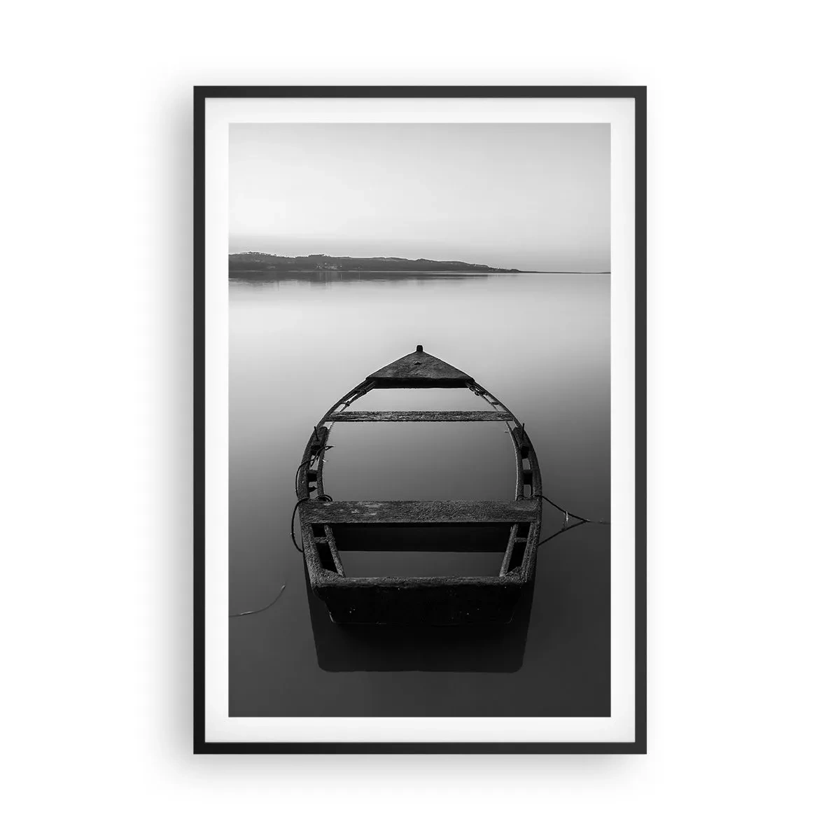 Affisch i svart ram - Längtan och melankoli - 61x91 cm