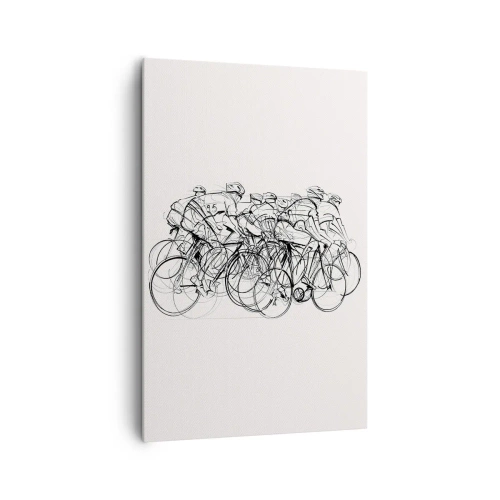 Canvastavla - Bild på duk - Lagarbete - 80x120 cm