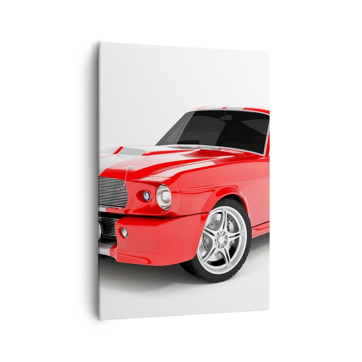 Canvastavla - Bild på duk - Mustang snabb som vinden - 70x100 cm