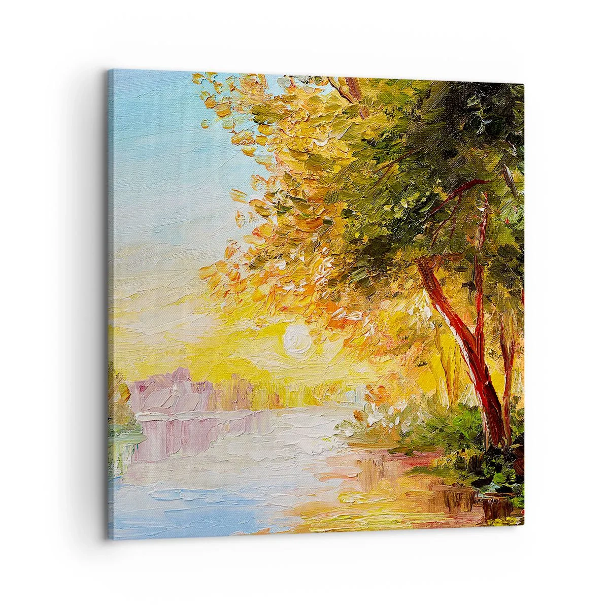 Canvastavla - Bild på duk - Et in Arcadia ego - 60x60 cm