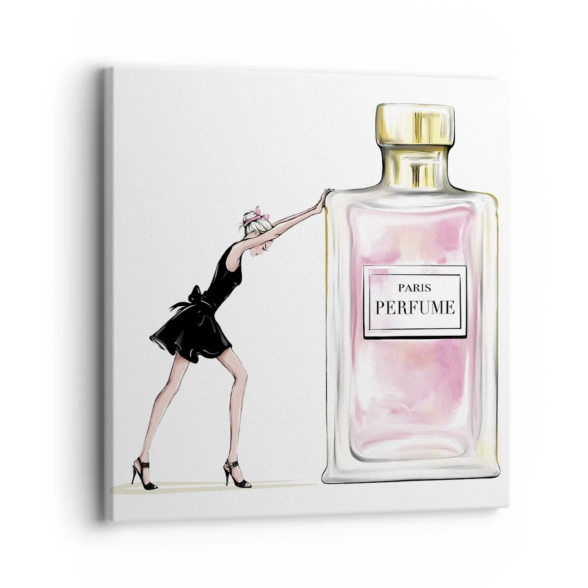 Canvastavla - Bild på duk - Kvinnlighetens kärna - 30x30 cm