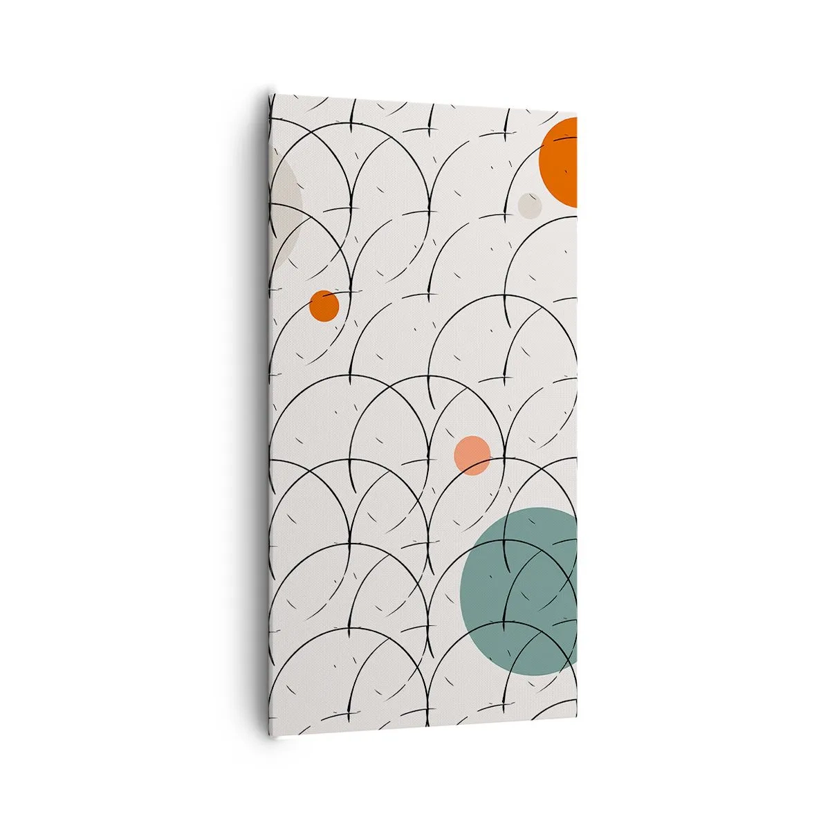 Canvastavla - Bild på duk - I popkonstens anda - 65x120 cm