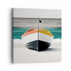 Canvastavla - Bild på duk - På sin plats - 30x30 cm