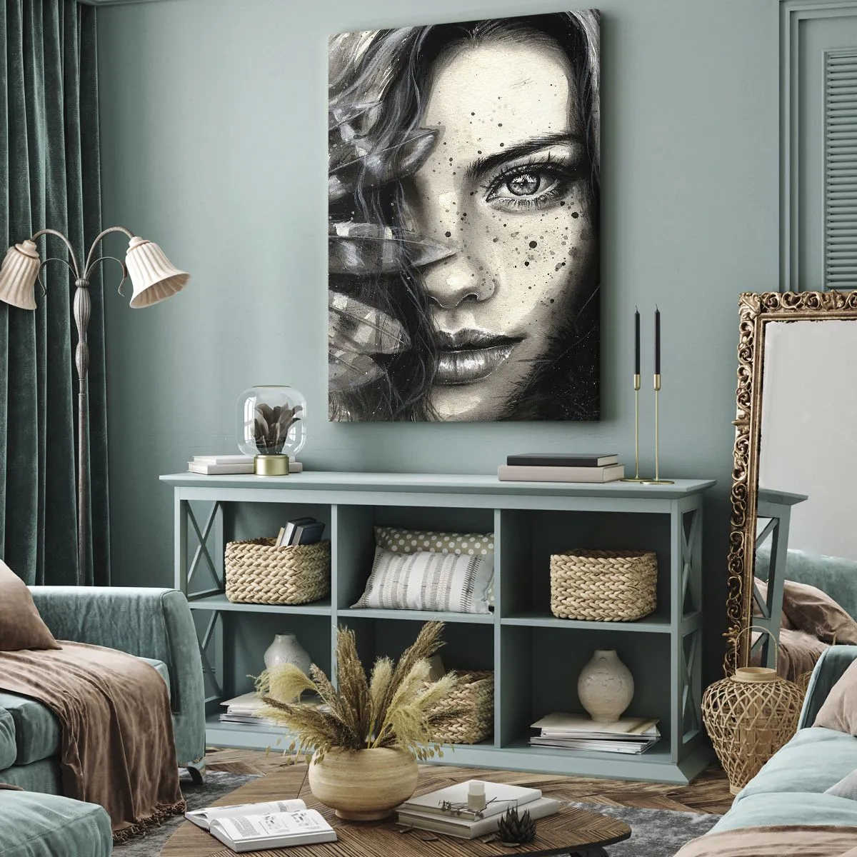 Canvastavla - Bild på duk - Vild skönhet - 70x100 cm