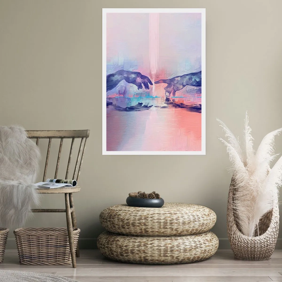 Affisch - Den gudomliga gnistan av liv - 70x100 cm