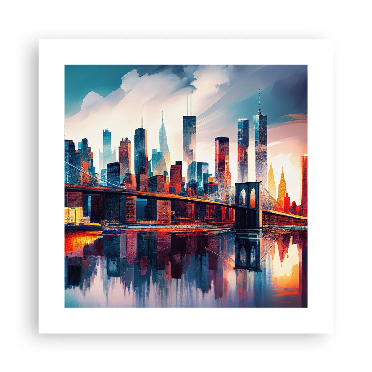 Affisch - Fenomenala New York - 40x40 cm