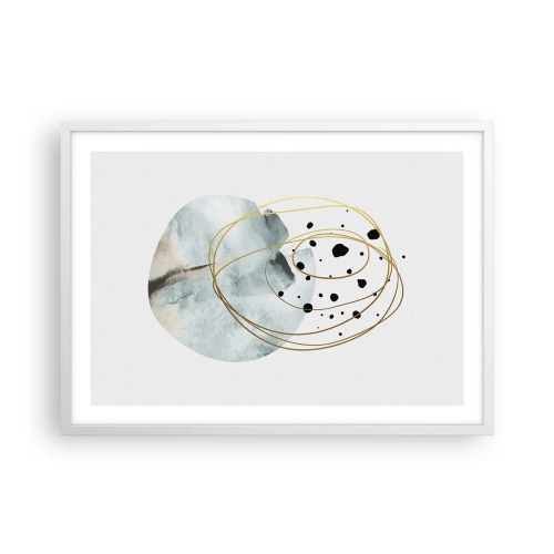 Affisch i vit ram - I rummets famn - 70x50 cm