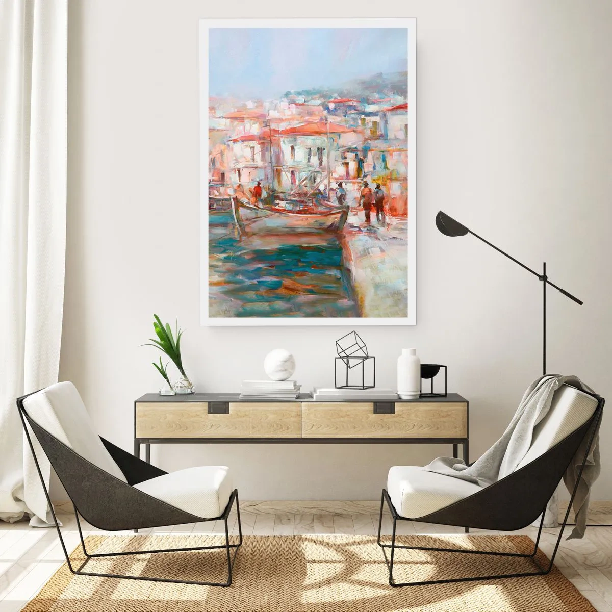 Affisch - Pastellfärgad semester - 61x91 cm