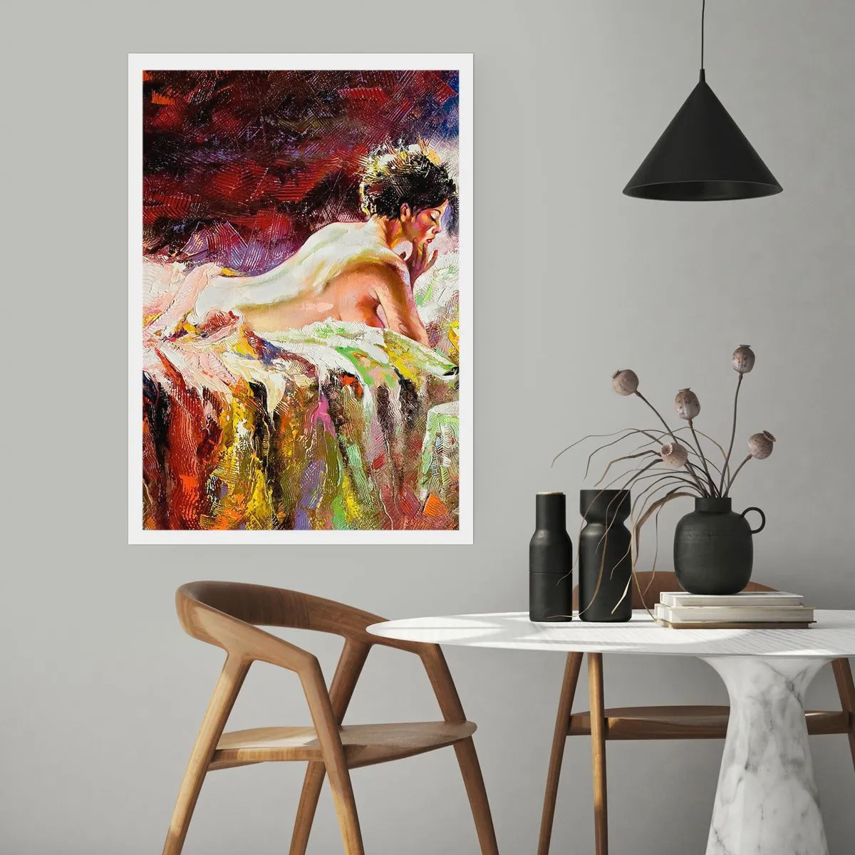 Affisch - Venus försänkt i sina tankar - 61x91 cm