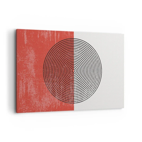 Canvastavla - Bild på duk - Mitt i prick - 120x80 cm