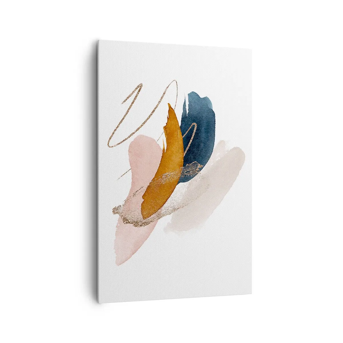 Canvastavla - Bild på duk - Bevingad komposition - 80x120 cm