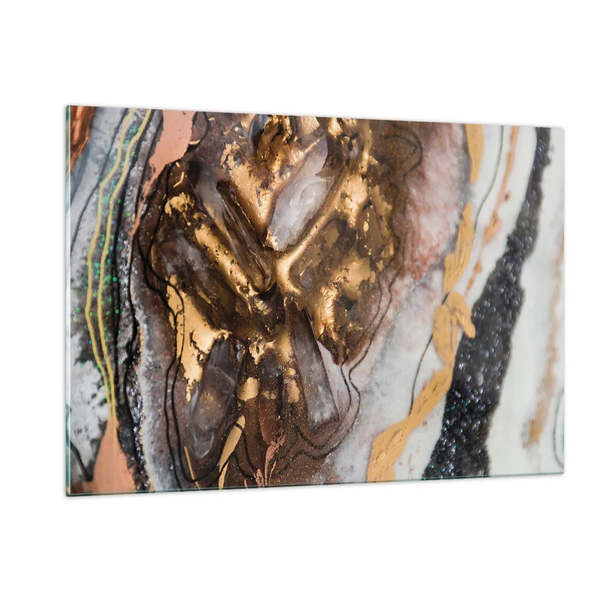 Glastavla - Bild på glas - Jordens element - 120x80 cm