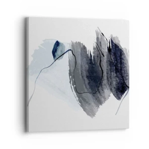 Canvastavla - Bild på duk - Intensitet och rörelse - 30x30 cm