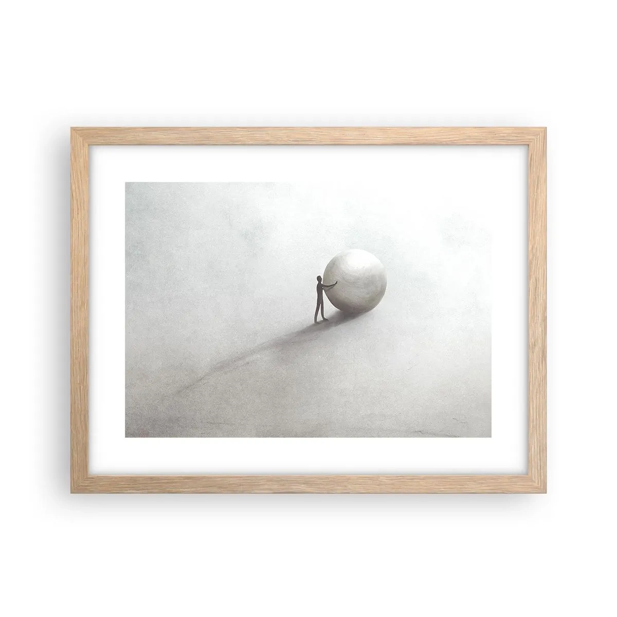 Affisch i ram av ljusek - Livets spel - 40x30 cm