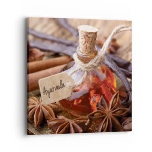 Canvastavla - Bild på duk - Mot kroppens och själens enighet - 40x40 cm