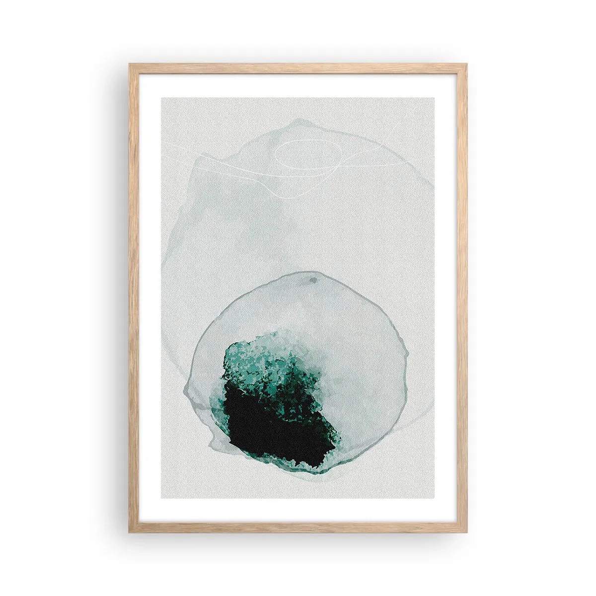 Affisch i ram av ljusek - I en droppe vatten - 50x70 cm