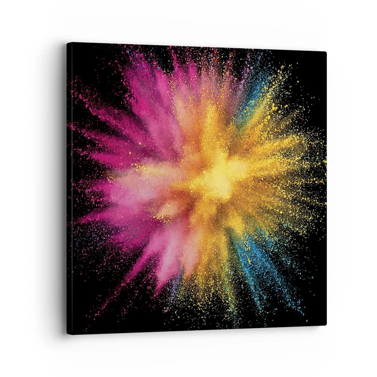 Canvastavla - Bild på duk - Färgerna föds  - 30x30 cm