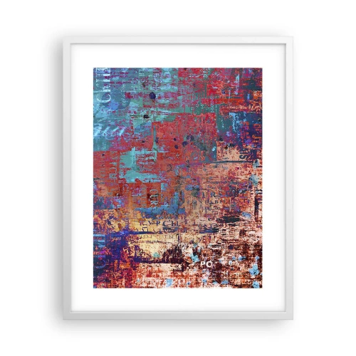 Affisch i vit ram - Minne och icke-minne - 40x50 cm