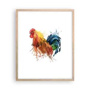 Affisch i ram av ljusek - Kungliga kläder, kunglig stolthet - 40x50 cm