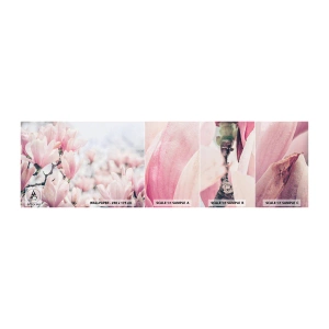 Provbit av självhäftande fototapet Deluxe Sticker - Perfekt subtilitet - Magnolia, Blommor, Magnolia träd - 100x30 cm